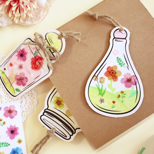 봄꽃 책갈피 5set