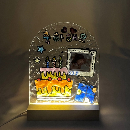 생일 아크릴 무드등 만들기