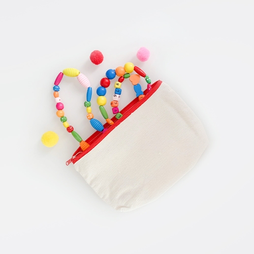 [대원피앤피] 염색 놀이 캔버스 파우치 만들기 재료 모양 3종(1개/덕용)