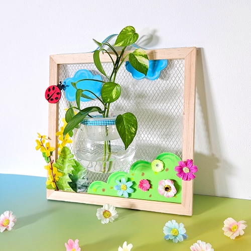 [만꾸] 봄동산 철망화분