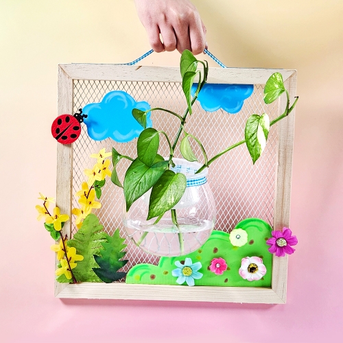 [만꾸] 봄동산 철망화분