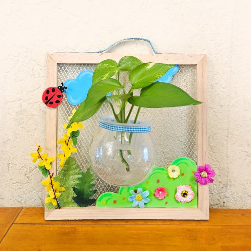 [만꾸] 봄동산 철망화분