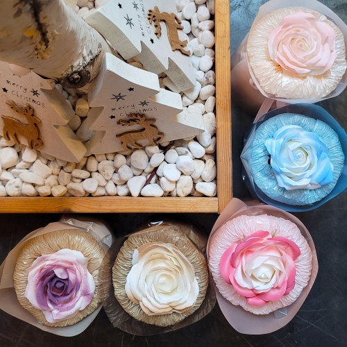 한송이 투톤장미 비누 꽃다발 (5종 택1)