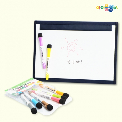 [아이들이야기] 아이보드마카 8색 (수성마카, 자석 지우개, 화이트 보드)