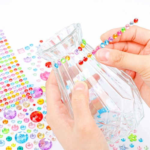 [대원피앤피] 큐빅 스티커 원형 만들기 재료 꾸미기 놀이