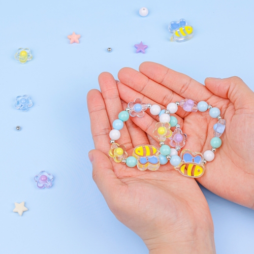 [오늘놀이] 꿀벌 비즈 봄 팔찌(곤충/액세서리/KC인증)