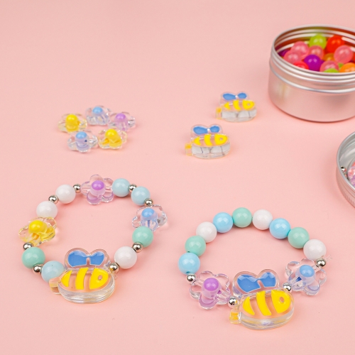 [오늘놀이] 꿀벌 비즈 봄 팔찌(곤충/액세서리/KC인증)