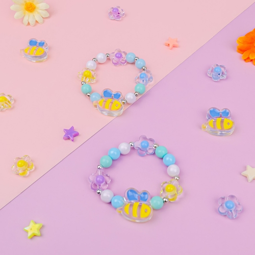 [오늘놀이] 꿀벌 비즈 봄 팔찌(곤충/액세서리/KC인증)