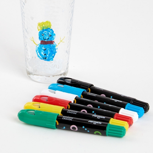 [리틀호안미로]유리크레용6색/12색 (종류 선택)