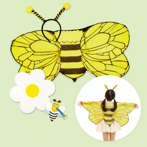 [오늘놀이] 봄 곤충 역할놀이(3종 택1/나비/개구리/꿀벌/KC인증)