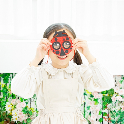 [오늘놀이] 곤충눈 만화경 목걸이(자연관찰/나비/무당벌레/사슴벌레/KC인증)