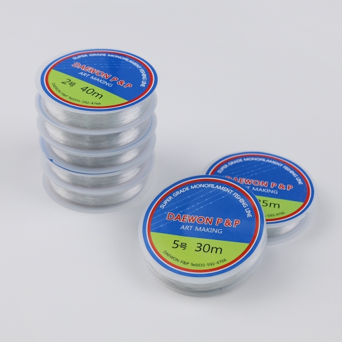 [대원피앤피] 투명 낚시줄(5종 택1/부자재/비즈공예)