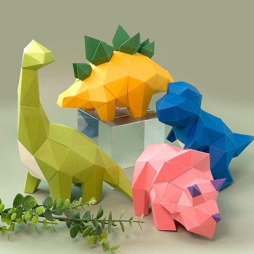 공룡 모형 만들기 (12개)