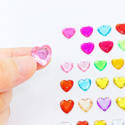 [대원피앤피] 큐빅 스티커 별 띠 하트 만들기 재료 꾸미기 놀이