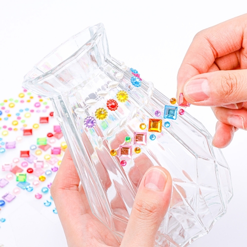 [대원피앤피] 큐빅 스티커 사각 진주 만들기 재료 꾸미기 놀이