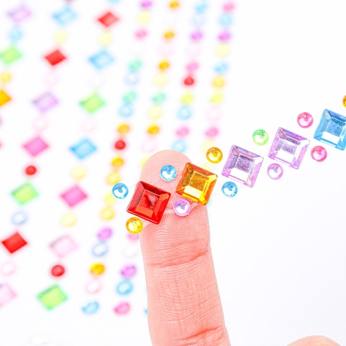 [대원피앤피] 큐빅 스티커 사각 진주 만들기 재료 꾸미기 놀이