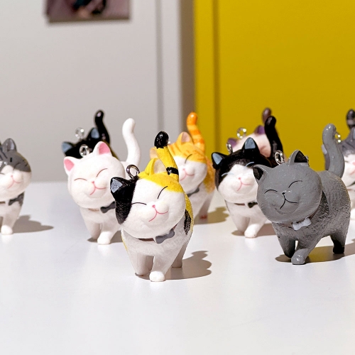 단짝 고양이 찾기 랜덤 키링 (18개)