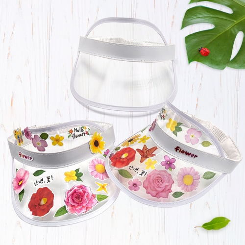 [탑키드] 꽃 스티커 투명 썬캡 만들기