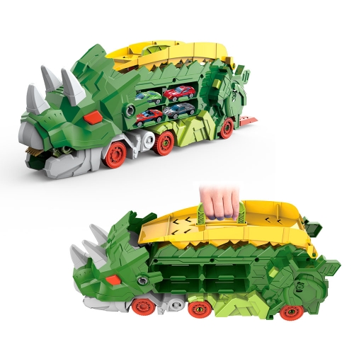 트리케라톱스 다이노 변신 트럭 캐리어 자동차 장난감