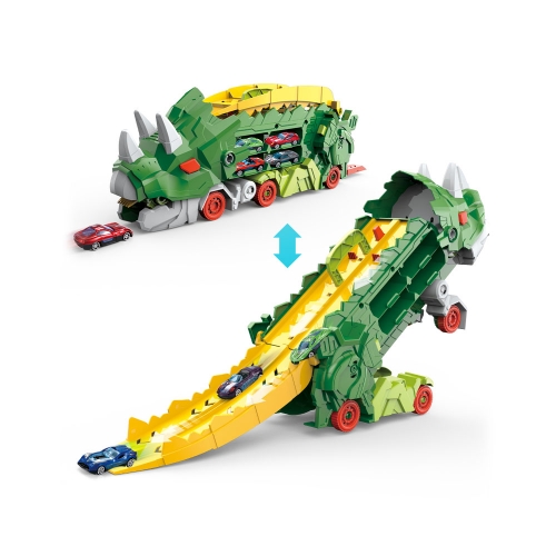 트리케라톱스 다이노 변신 트럭 캐리어 자동차 장난감