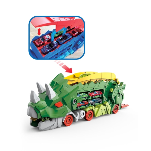 트리케라톱스 다이노 변신 트럭 캐리어 자동차 장난감