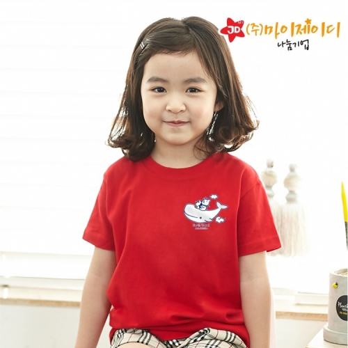 국산 순면 아트 티셔츠 면티 반팔 환경유니버스 아트 디자인 하늘고래항공사 심플(9색)