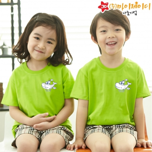 국산 순면 아트 티셔츠 면티 반팔 환경유니버스 아트 디자인 하늘고래항공사 심플(9색)