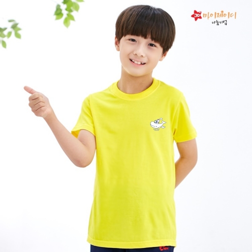 국산 순면 아트 티셔츠 면티 반팔 환경유니버스 아트 디자인 하늘고래항공사 심플(9색)