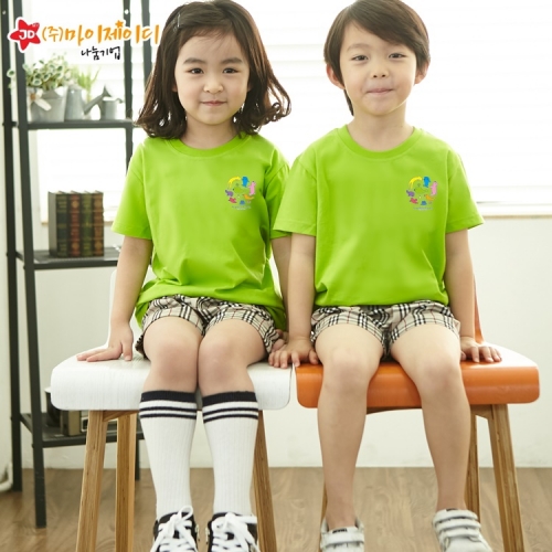 국산 순면 아트 티셔츠 면티 반팔 환경유니버스 아트 디자인 플래닛프렌즈 심플(9색)