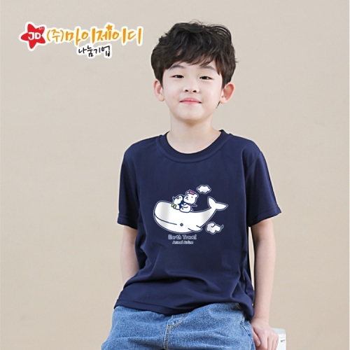 국산시원한 쿨론 반팔 티셔츠 기능성 쿨티_하늘고래항공사