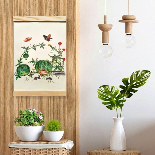 [탑키드] 전통 민화 초충도 우드 족자 만들기(다회용 액자)