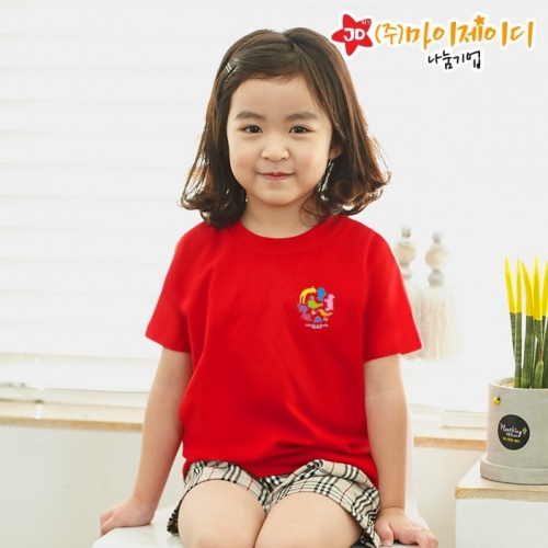 국산 시원한 쿨론 반팔 티셔츠 기능성 쿨티_플래닛 프렌즈(심플)