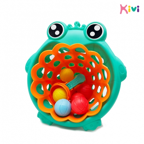 [키즈비전] 개구리 팝핑 캐치볼 2인세트 운동회 체육대회 어린이날 선물