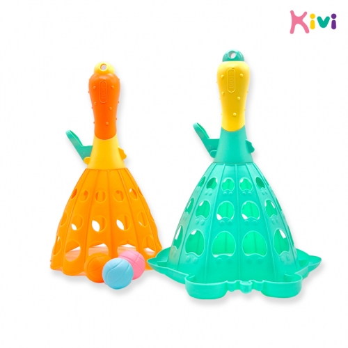 [키즈비전] 개구리 팝핑 캐치볼 2인세트 운동회 체육대회 어린이날 선물