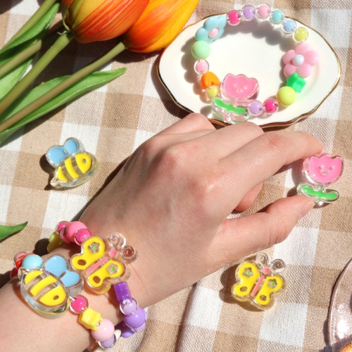 봄꽃 친구들 팔찌 10set