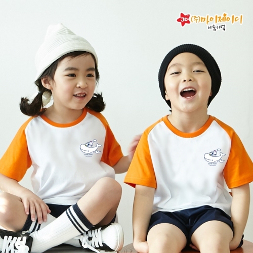 국산 순면 30수 나그랑 티셔츠 면티 반팔 야구티 _하늘고래항공사(심플)