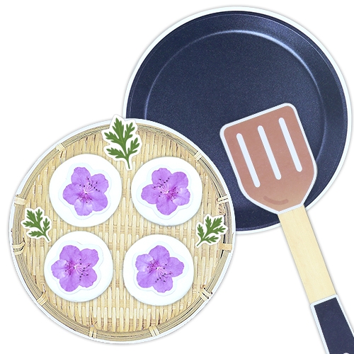 [실버] 봄요리 진달래화전