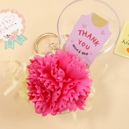 카네이션 돔 키링 5set