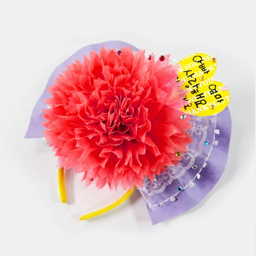 [만꾸] 감사꽃 카네이션 머리띠