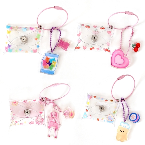 클리어 포켓 쉐이크 키링 (12개)