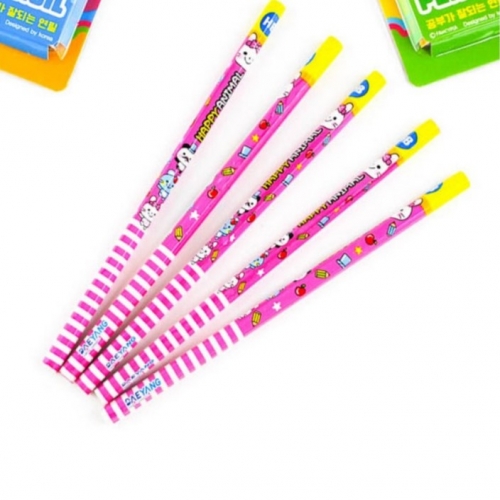 5본 동물 연필 15개 1세트