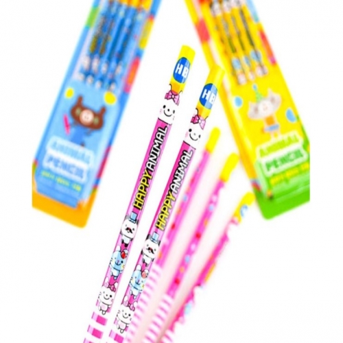 5본 동물 연필 15개 1세트