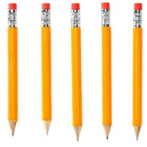 미니미 몽당 지우개 연필 50개 1세트