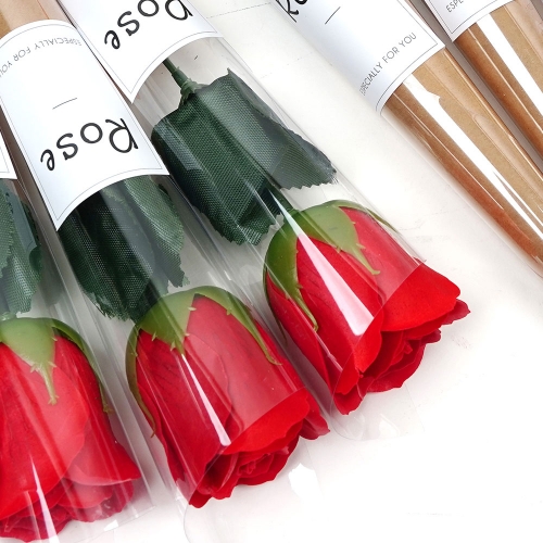 크라프트 비누장미 꽃 한송이