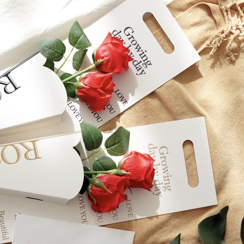 로맨틱 비누장미 꽃 쇼핑백 세트