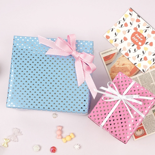 스몰하트 비닐 선물 포장지