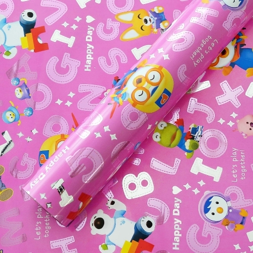 뽀로로 비닐 선물 포장지