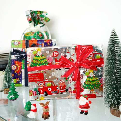 뽀로로 크리스마스 비닐 선물 포장지