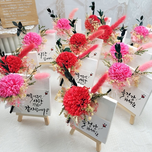 카네이션 미니 이젤