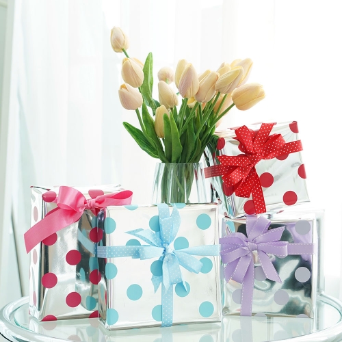 빅도트 비닐 선물 포장지